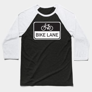 Bike Lane - back Baseball T-Shirt